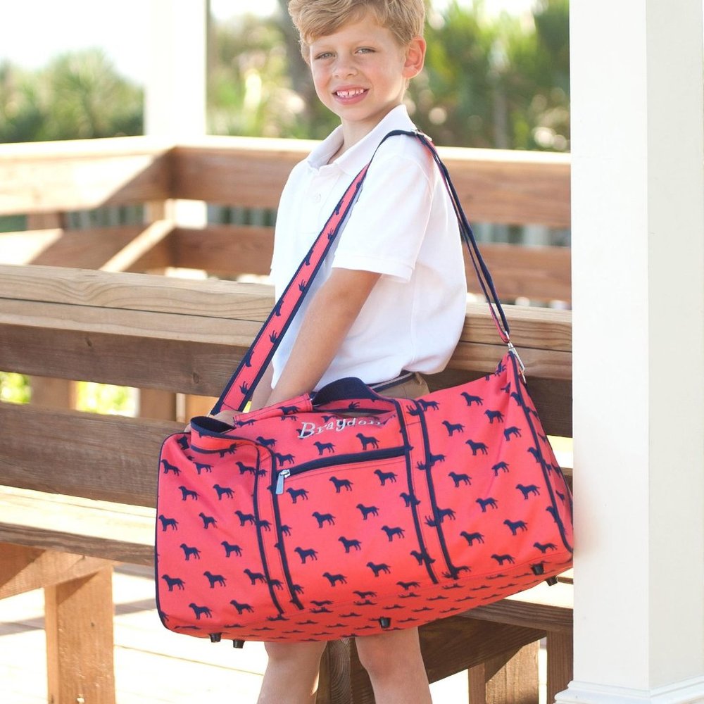 Viv & Lou Boys Dog Days Duffle Overnight Bag